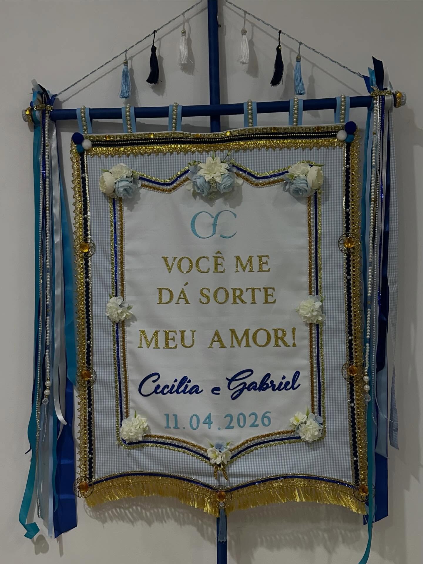 Estandarte Cecília e Gabriel